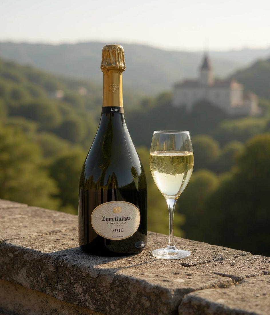 Dom Ruinart Blanc de Blancs Brut Millesime 2010 champagne bottle
