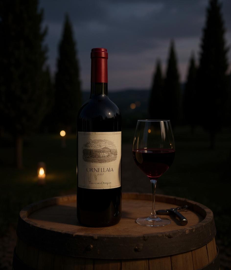 Ornellaia 2000 wine showing vineyard heritage and craftsmanship