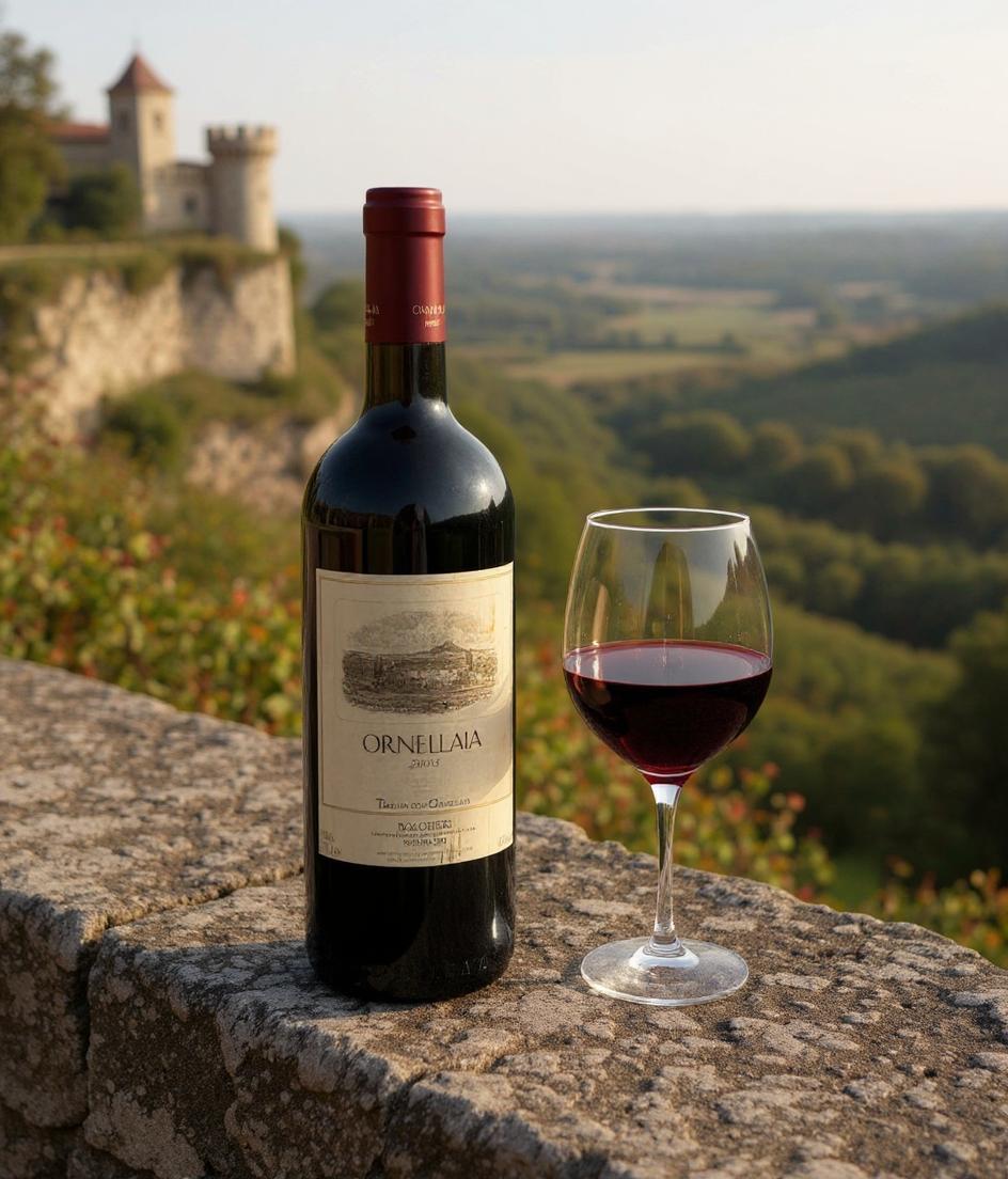 Ornellaia Tenuta dell'Ornellaia 2005 wine bottle front view