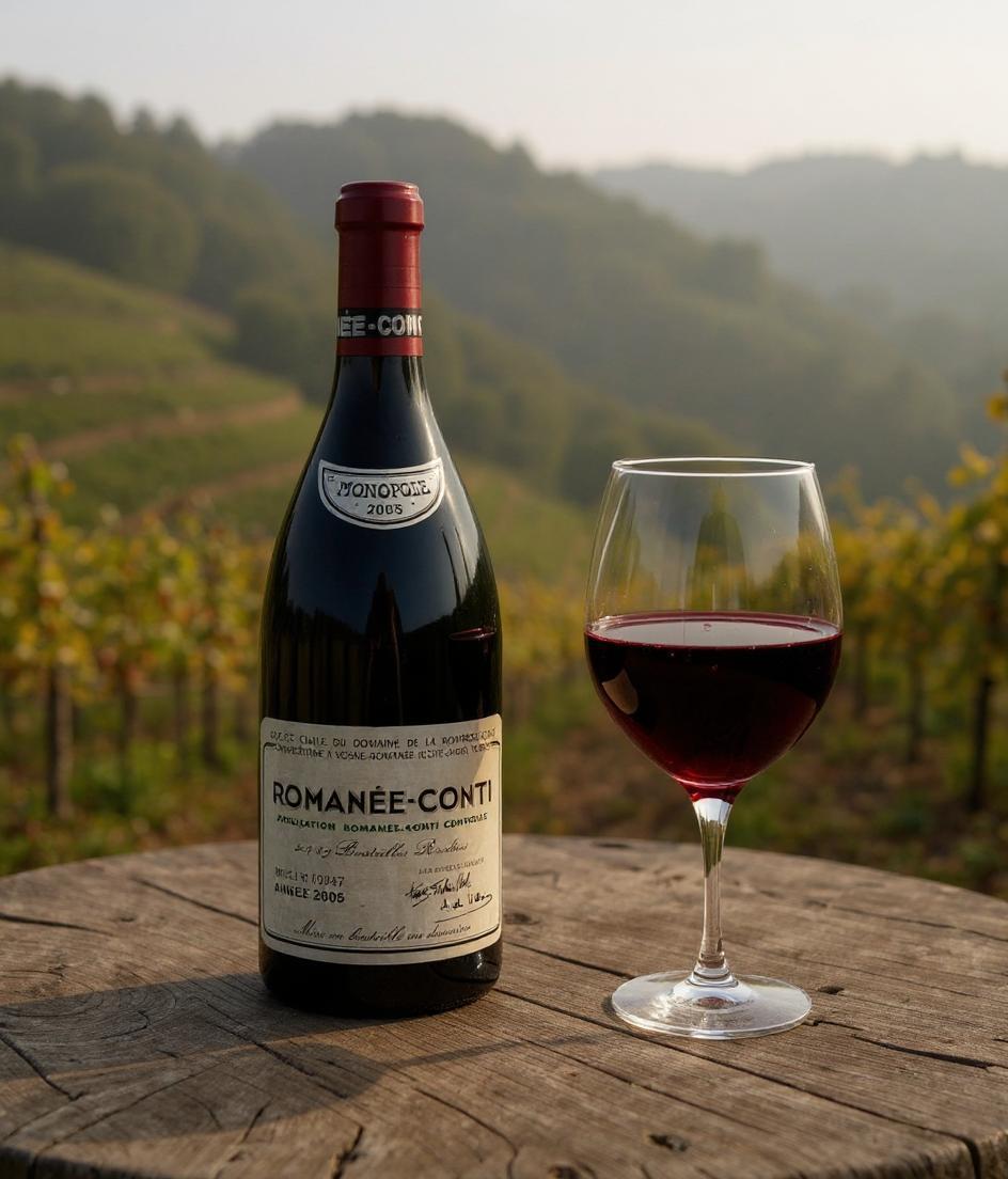 Domaine de la Romanee-Conti Grand Cru 2005 wine bottle