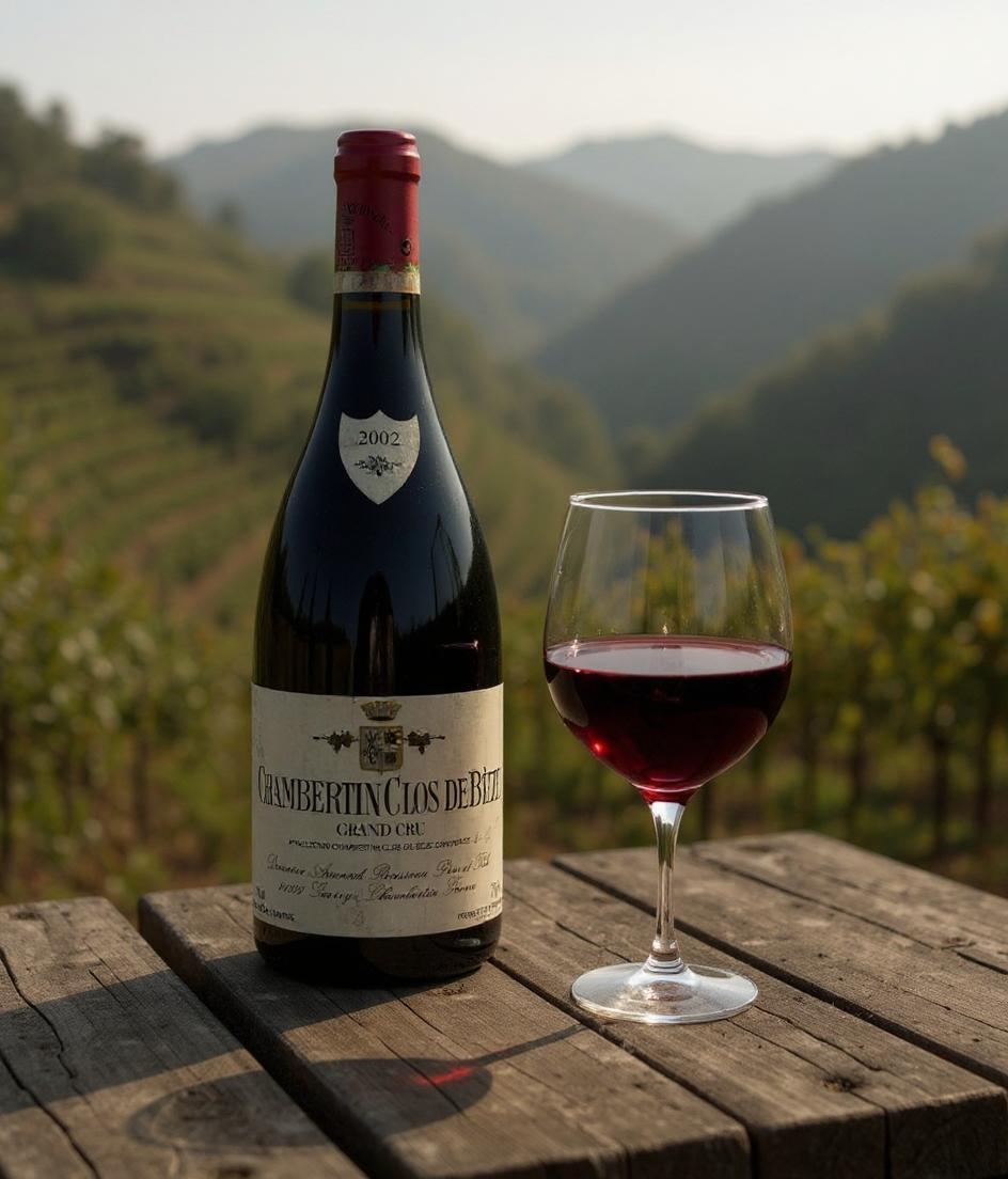 Domaine Armand Rousseau Chambertin Clos-de-Beze Grand Cru 2002 wine bottle