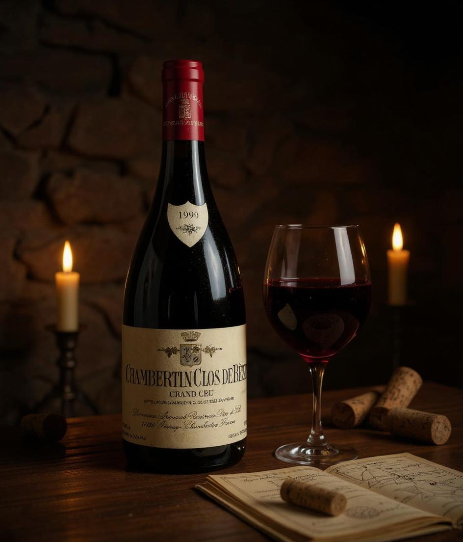 Domaine Armand Rousseau Chambertin Clos-de-Beze Grand Cru 1999 wine label detail
