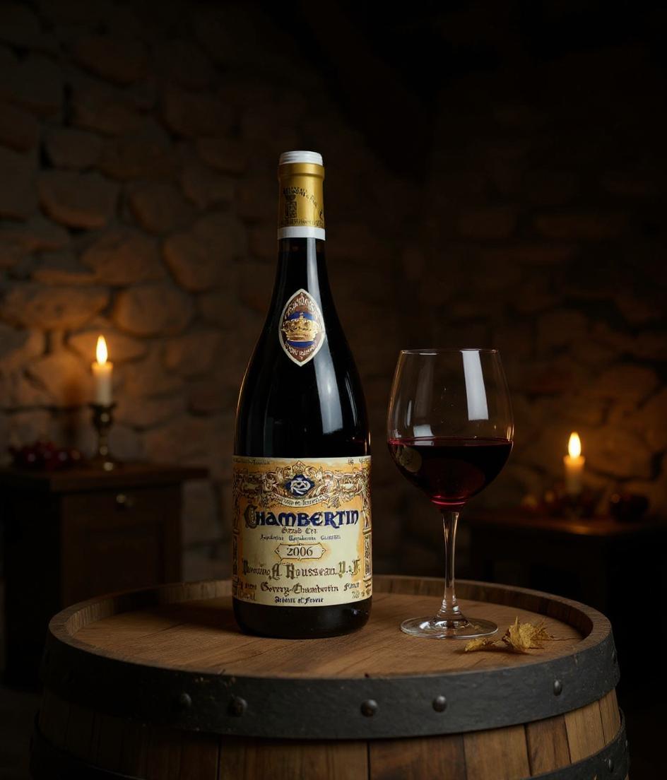 Domaine Armand Rousseau Chambertin Grand Cru 2006 wine label detail