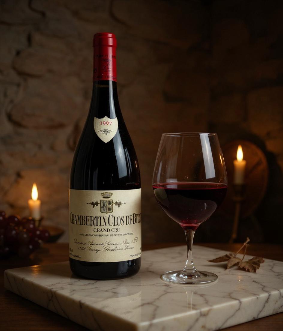 Domaine Armand Rousseau Chambertin Clos-de-Beze Grand Cru 1997 label detail