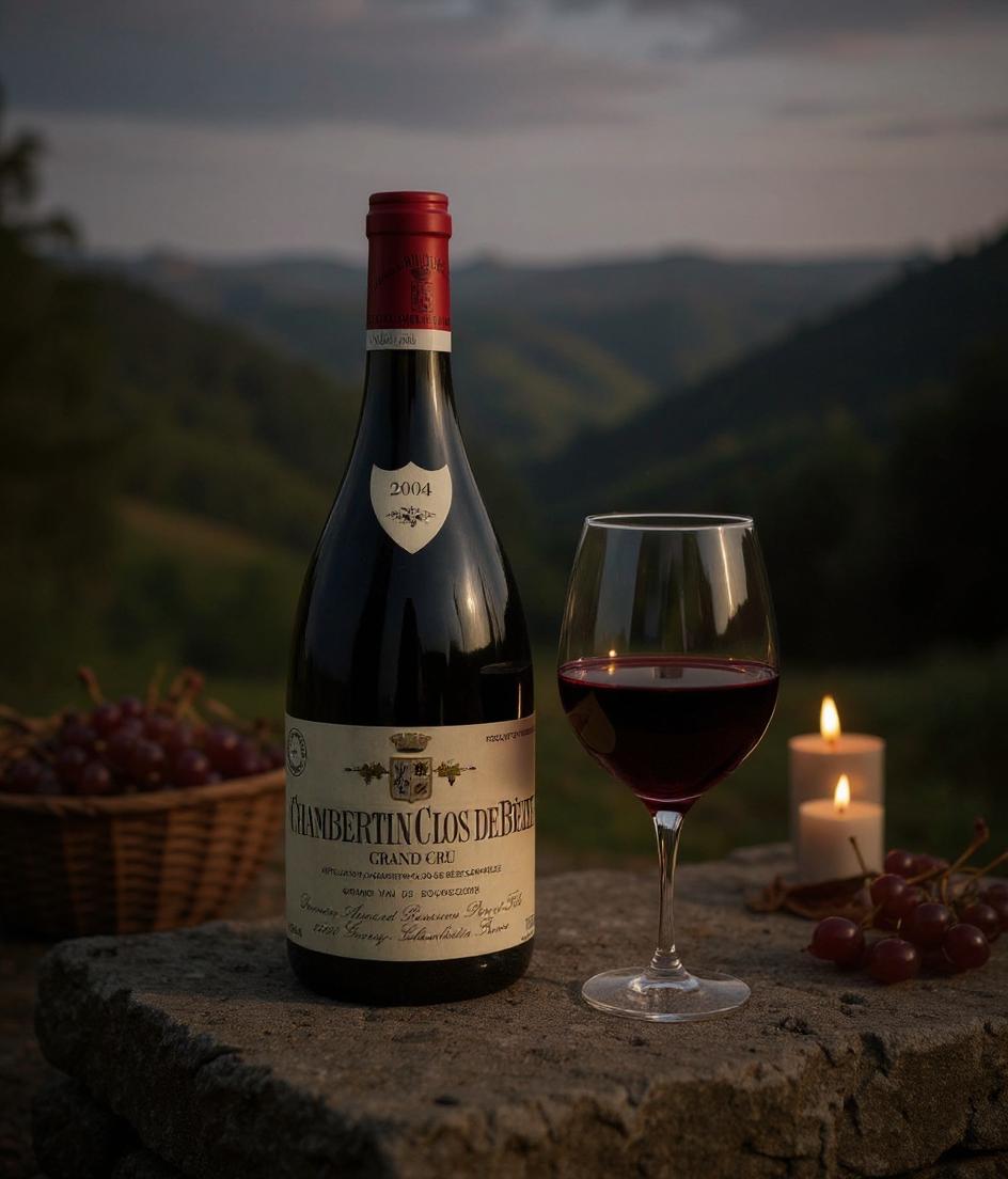 Domaine Armand Rousseau wine label detail