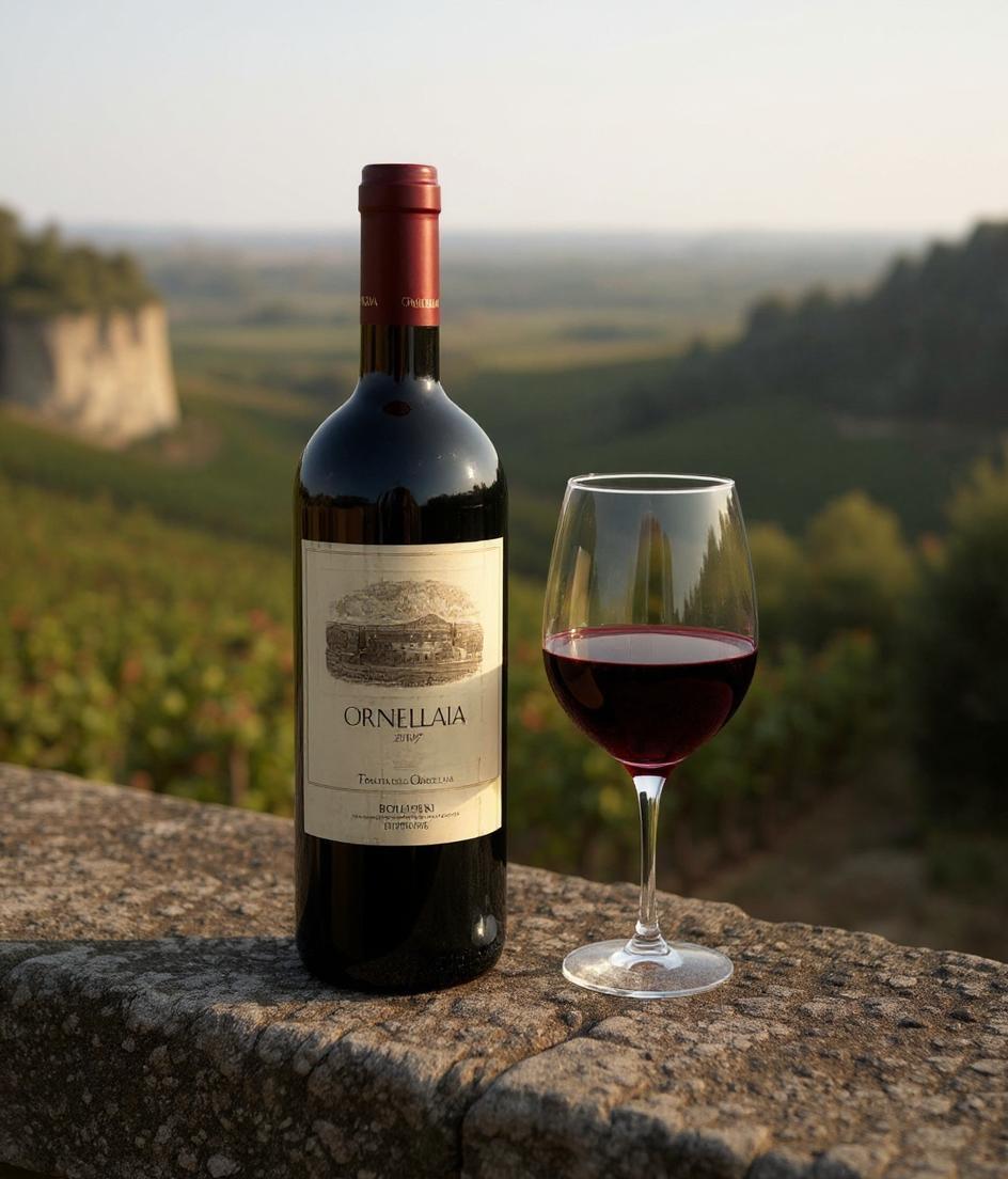Ornellaia Tenuta dell'Ornellaia 2007 wine bottle front view