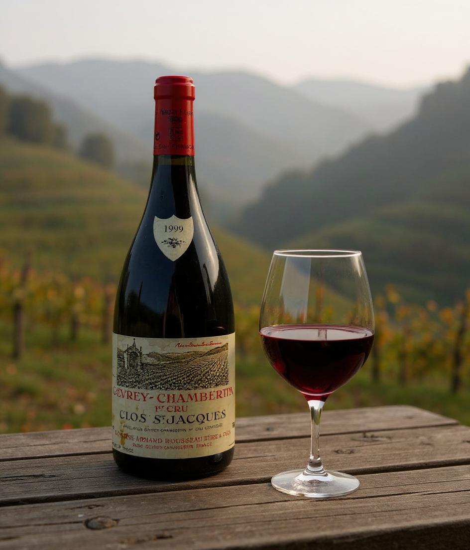 Clos Saint-Jacques Gevrey-Chambertin Premier Cru 1999 wine bottle