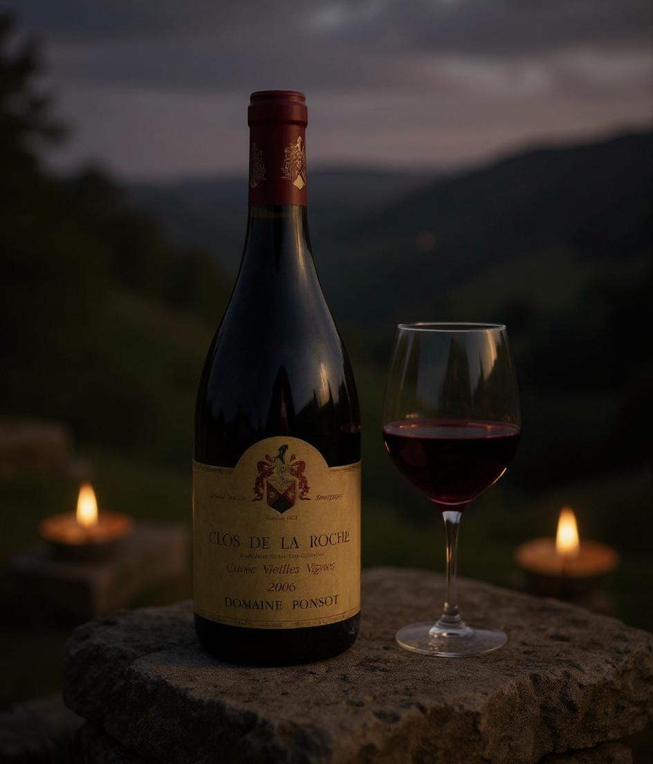 Domaine Ponsot wine label and vineyard details