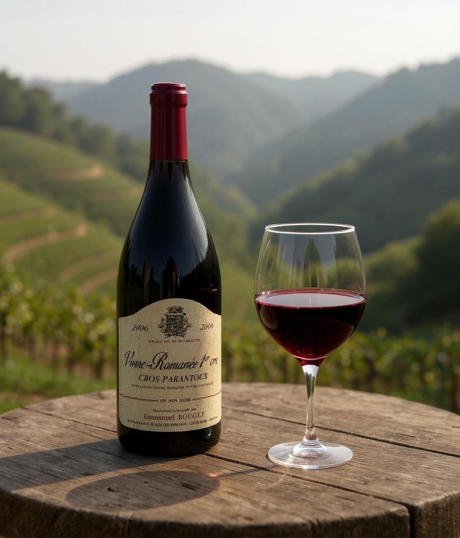 Emmanuel Rouget Cros Parantoux Vosne-Romanée Premier Cru 2006 wine bottle