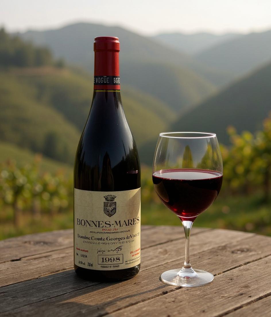 Domaine Comte Georges de Vogue Bonnes-Mares Grand Cru 1998 bottle front view