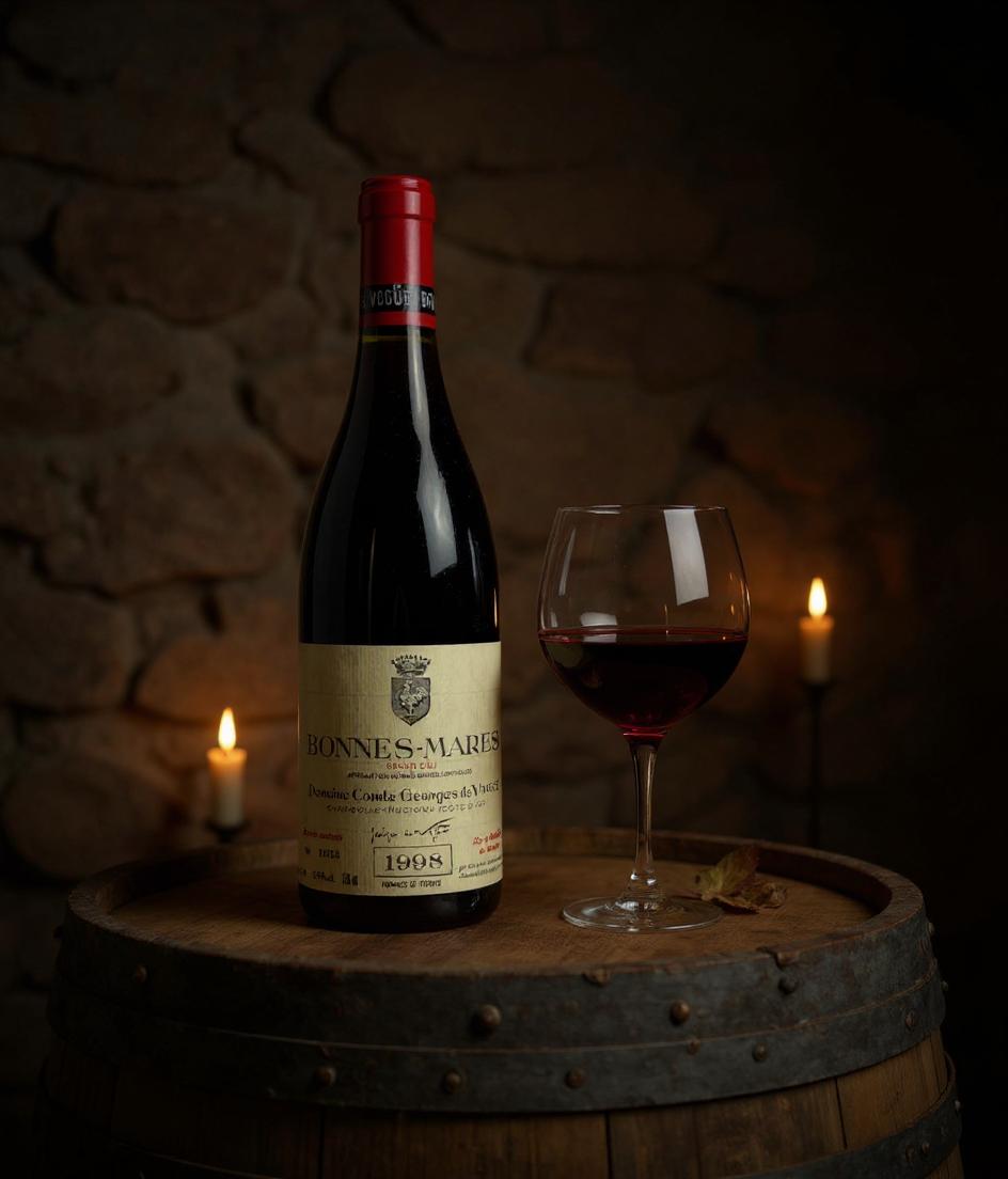 Domaine Comte Georges de Vogue Bonnes-Mares Grand Cru 1998 bottle detail view
