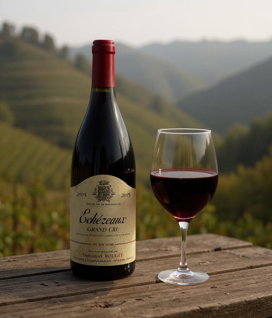 Emmanuel Rouget Echezeaux Grand Cru 2005 wine bottle front view