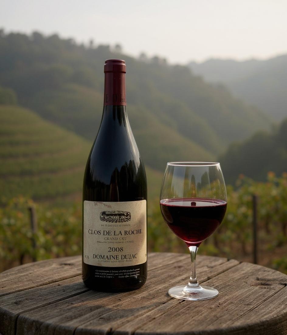 Domaine Dujac Clos de la Roche Grand Cru 2008 wine bottle