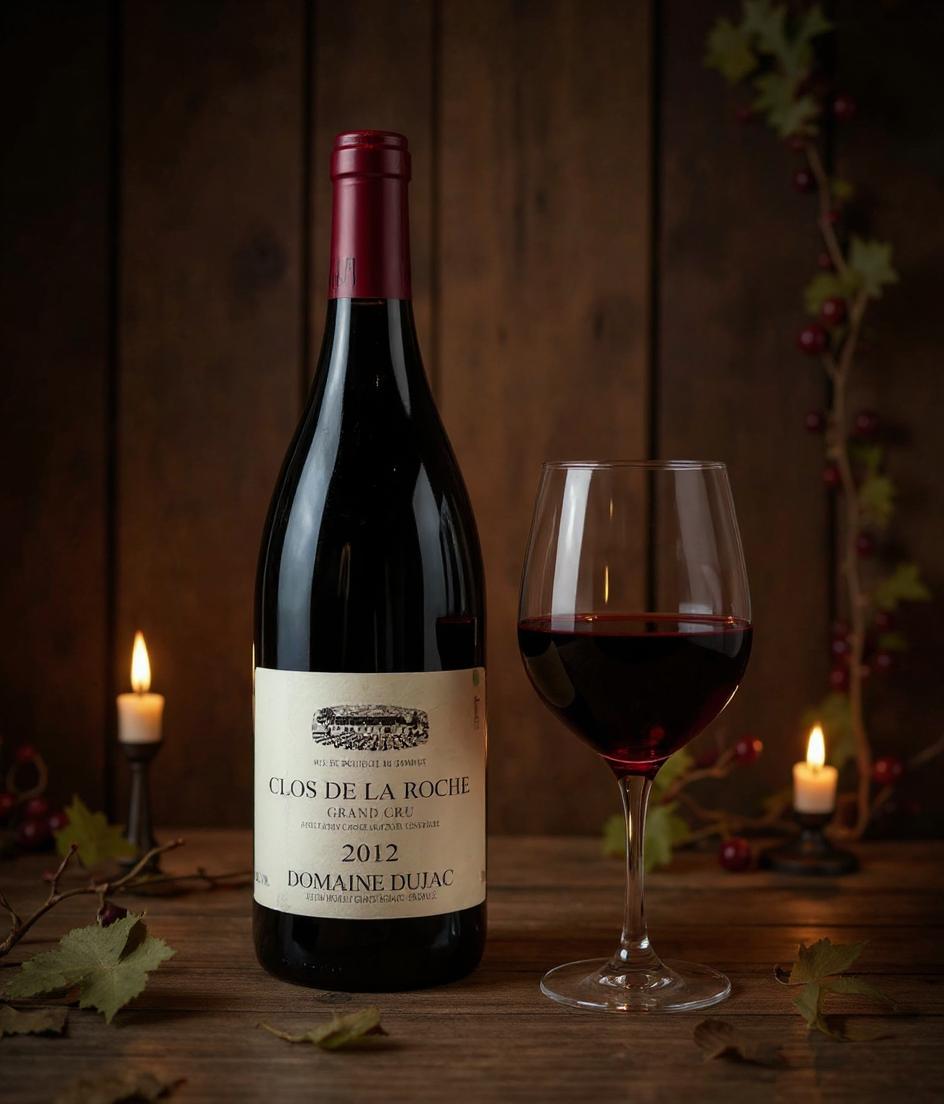 Domaine Dujac wine label close-up