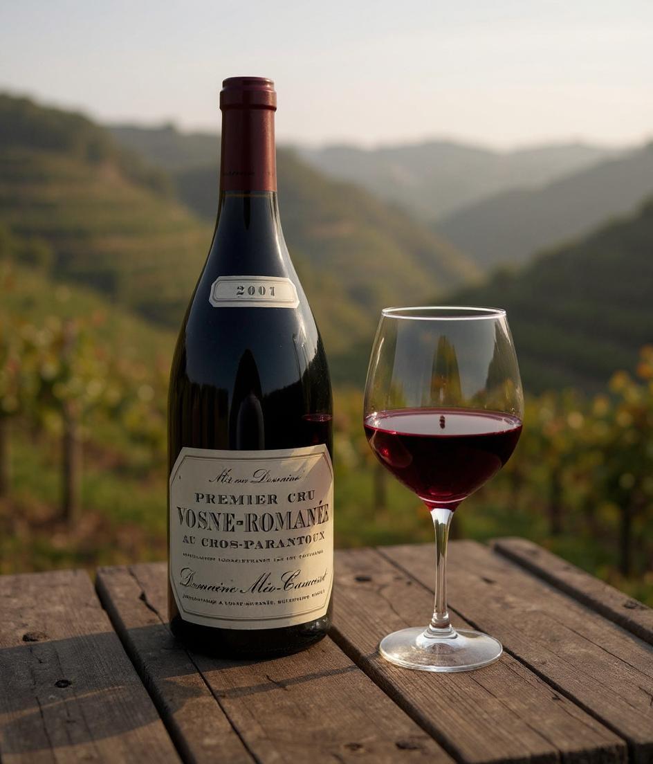 Meo-Camuzet Au Cros Parantoux Premier Cru 2007 wine bottle