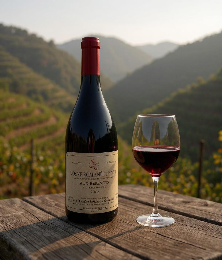 Sylvain Cathiard Aux Reignots Vosne-Romanee Premier Cru 2008 wine bottle