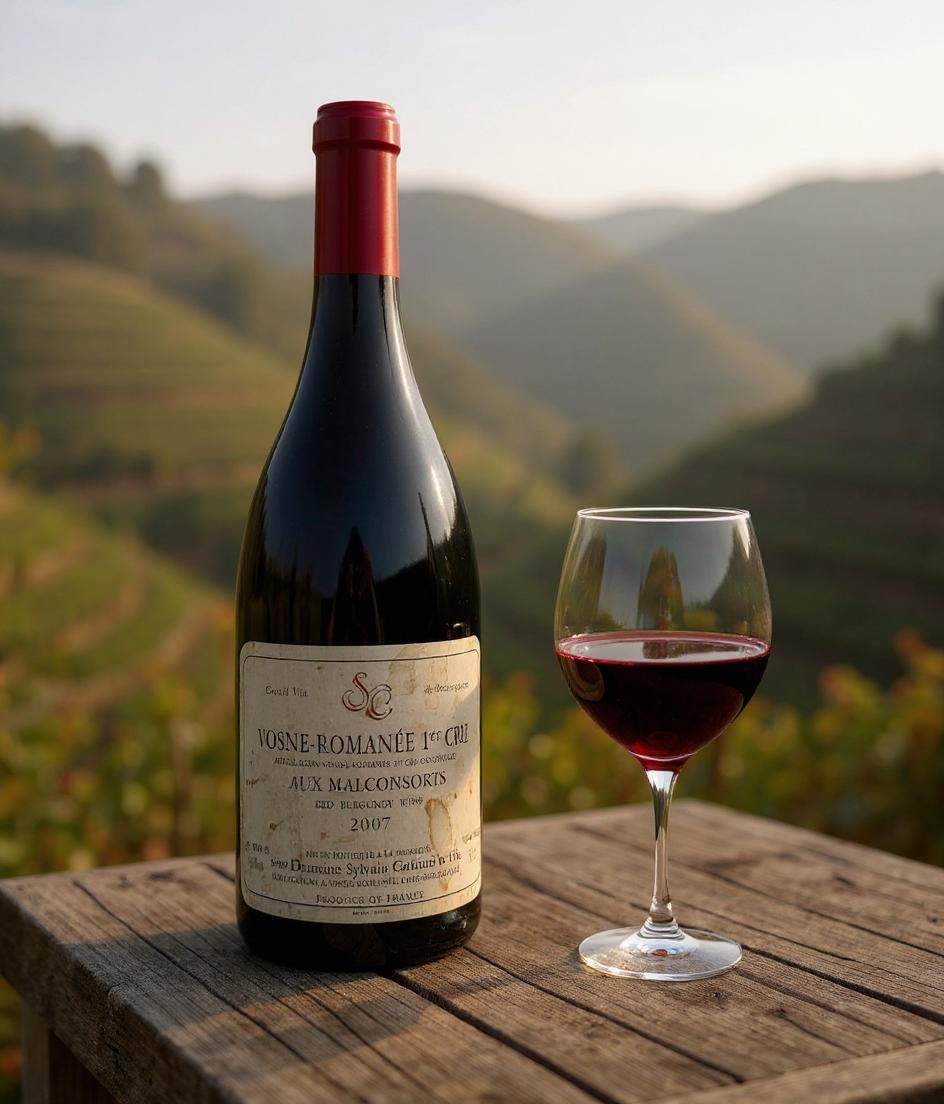 Sylvain Cathiard Aux Malconsorts Vosne-Romanee Premier Cru 2007 wine bottle
