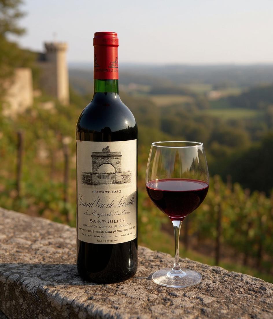 Chateau Leoville-Las Cases Grand Vin de Leoville 1982 vintage wine bottle