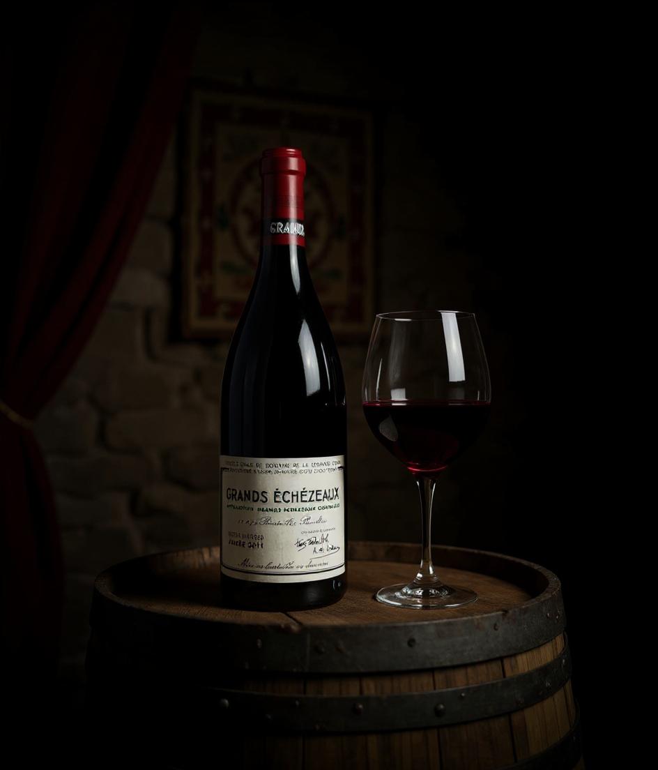 Domaine de la Romanee-Conti Grands-Echezeaux Grand Cru 2011 wine label detail