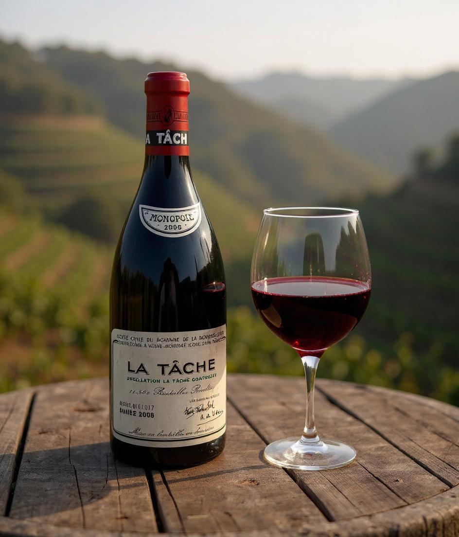 Domaine de la Romanee-Conti La Tache Grand Cru 2008 wine bottle