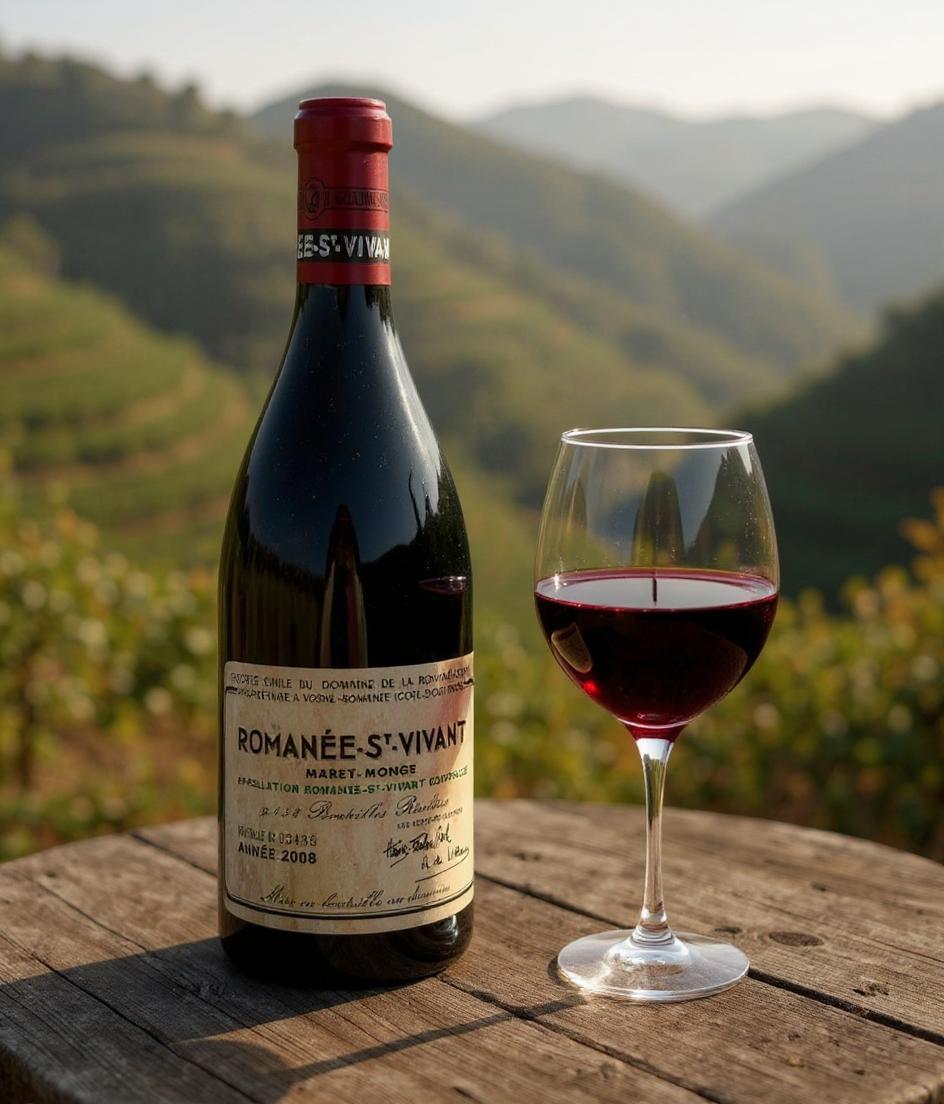 Domaine de la Romanee-Conti Romanee-Saint-Vivant Grand Cru 2008 wine bottle