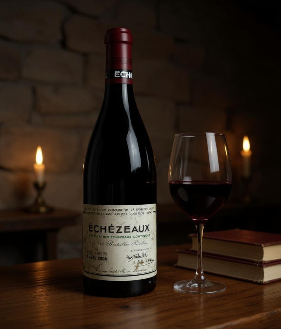 Domaine de la Romanee-Conti Echezeaux Grand Cru 2006 wine label detail