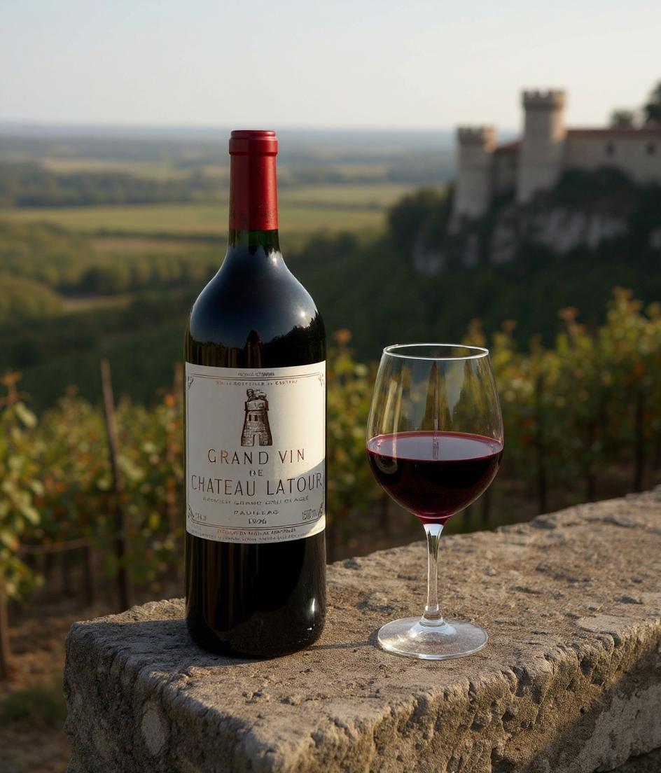 Chateau Latour 1996 vintage wine bottle magnum