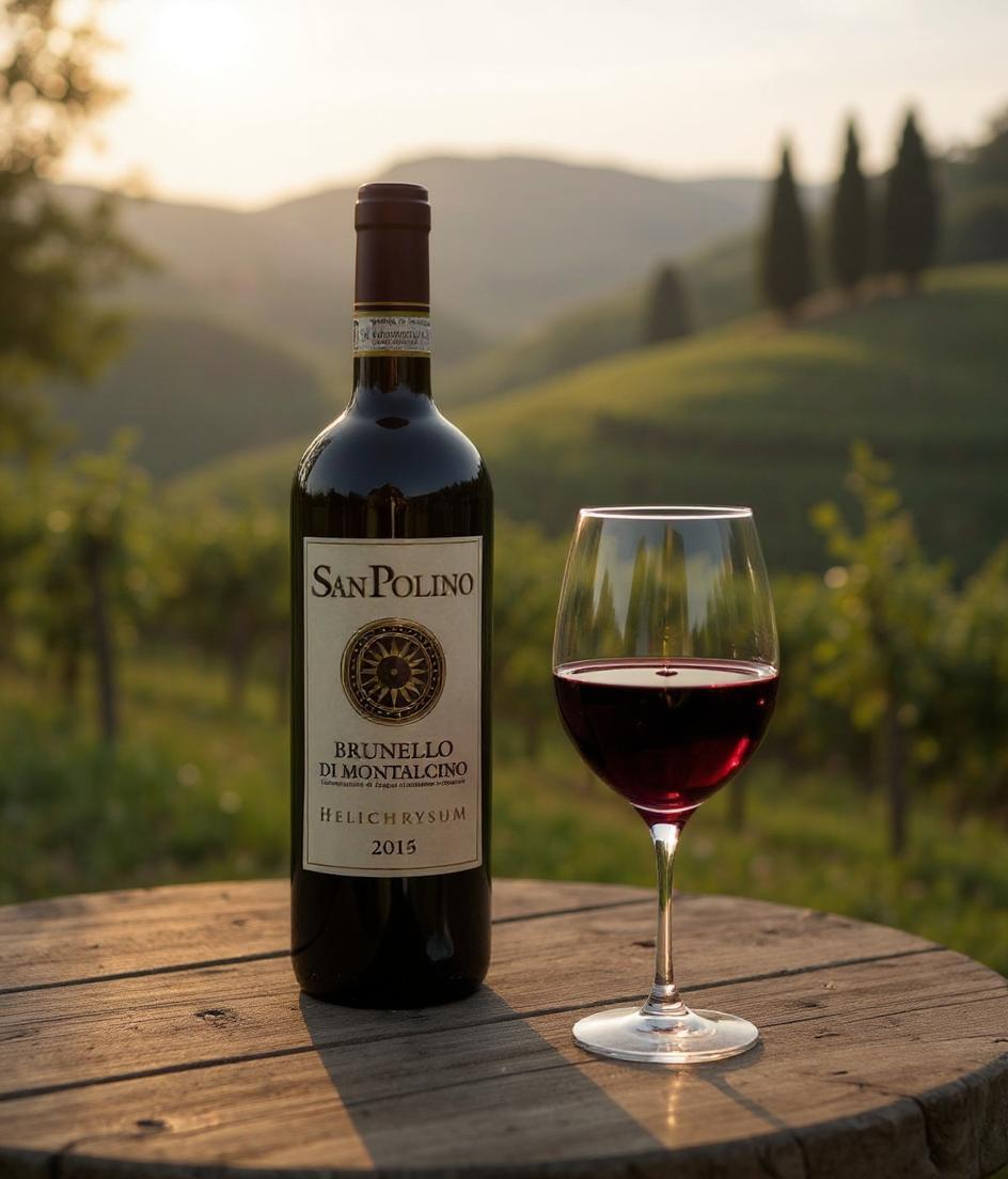 San Polino Helichrysum Brunello di Montalcino DOCG 2015 wine bottle
