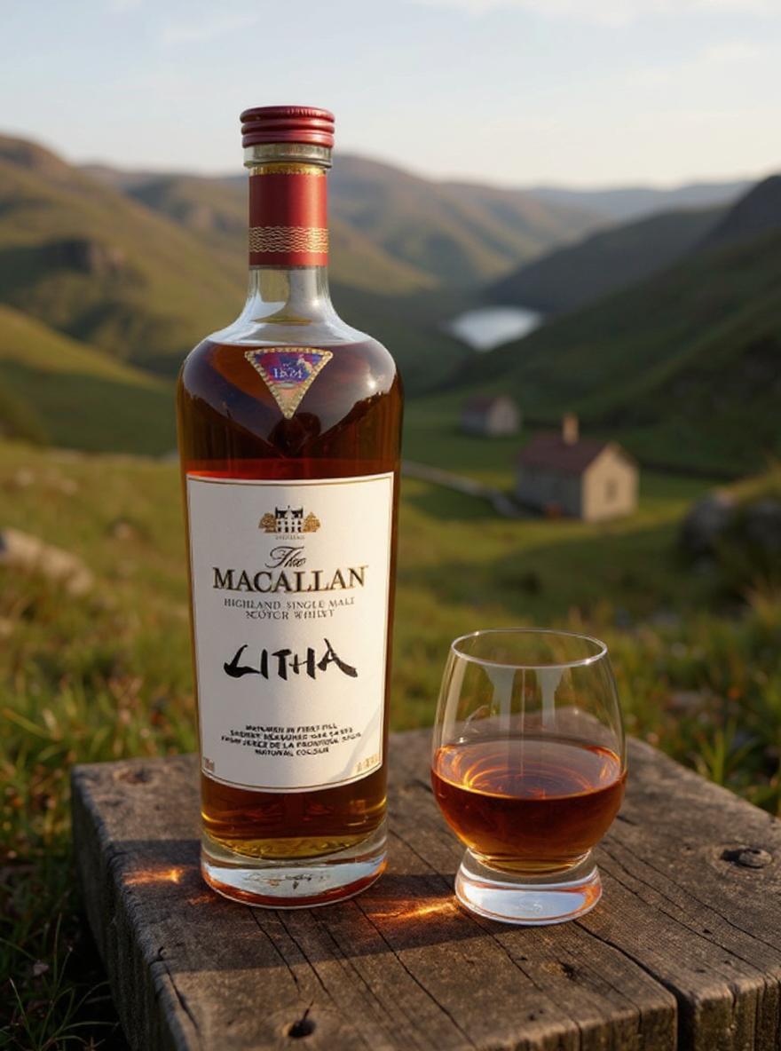 The Macallan Litha Single Malt Scotch Whisky bottle front view