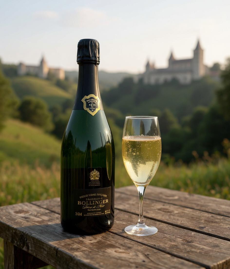 Bollinger Vieilles Vignes Francaises Blanc de Noirs 2004 vintage champagne bottle