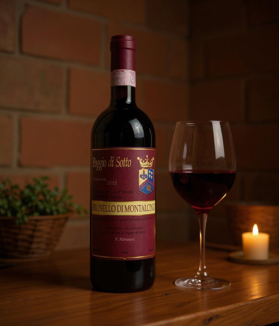 Premium Brunello di Montalcino 2006 French oak aging process
