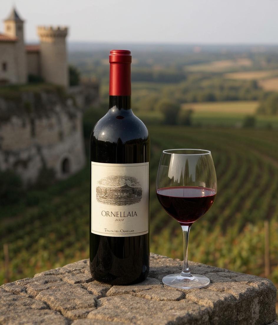 Ornellaia Tenuta dell'Ornellaia 2001 vintage wine bottle