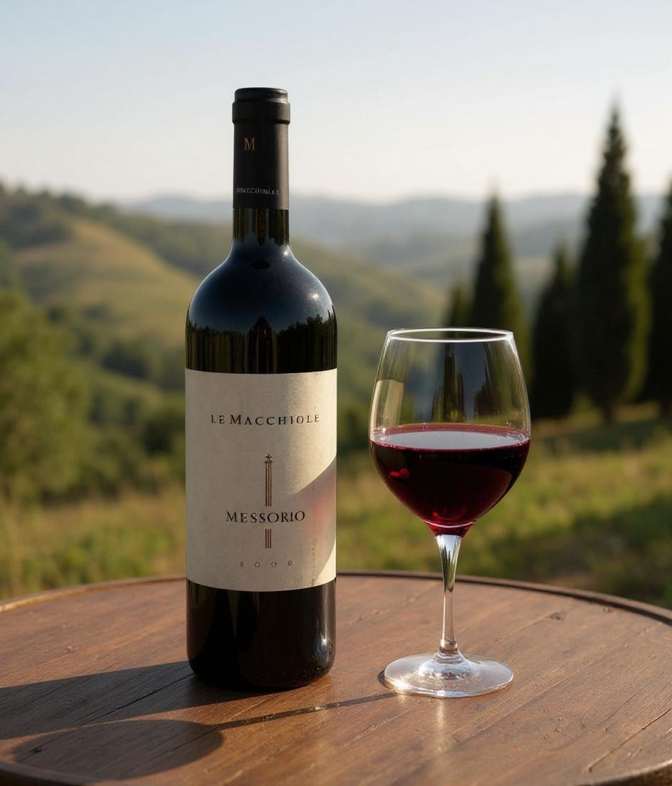 Le Macchiole Messorio Toscana IGT 2006 wine bottle