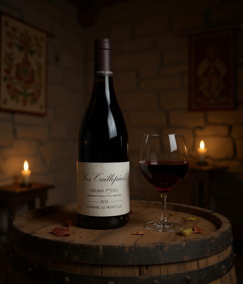 Volnay premier cru vineyard terroir clay-limestone slopes