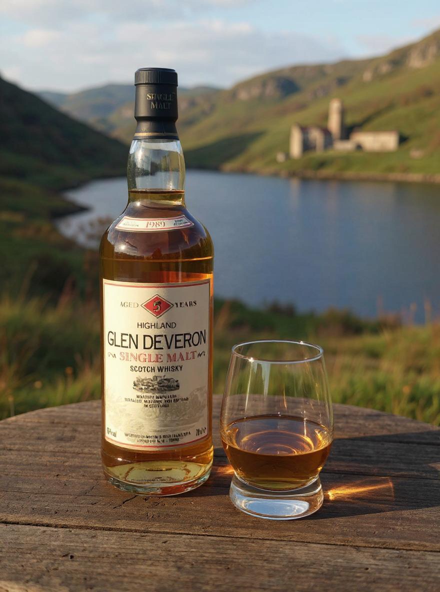 Glen Deveron 5 Year Old Single Malt Scotch Whisky 1989 bottle