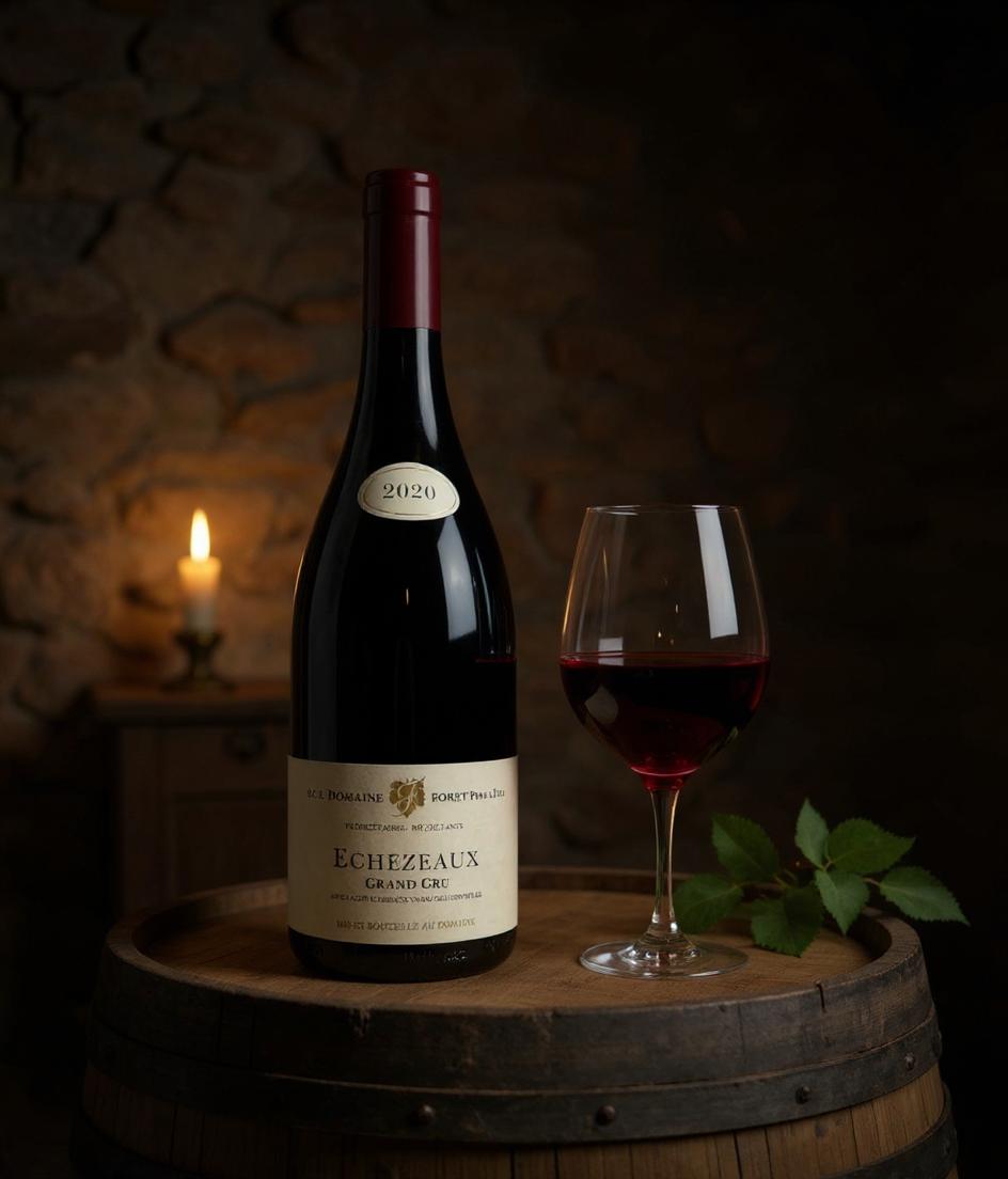 Domaine Forey Pere et Fils Echezeaux Grand Cru 2020 wine label detail