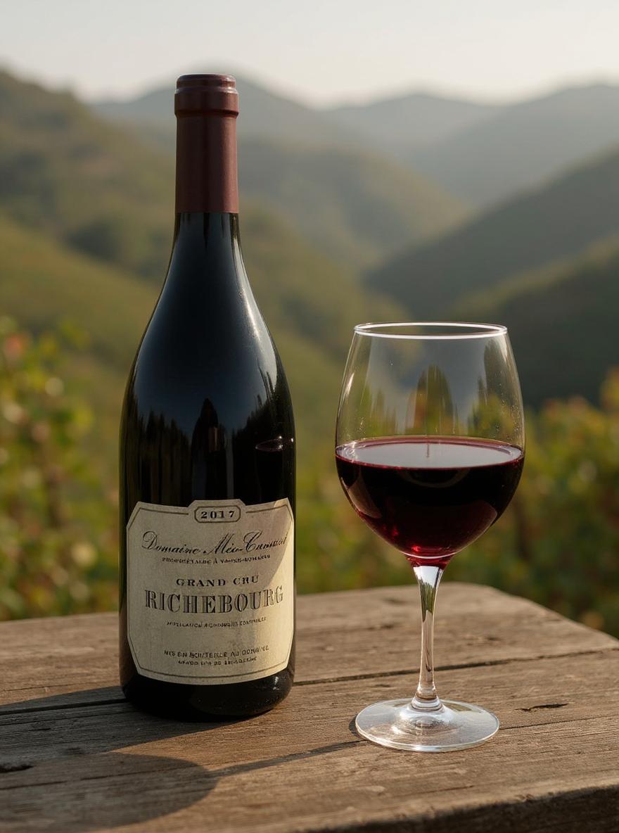 Meo-Camuzet Richebourg Grand Cru 2017 wine bottle