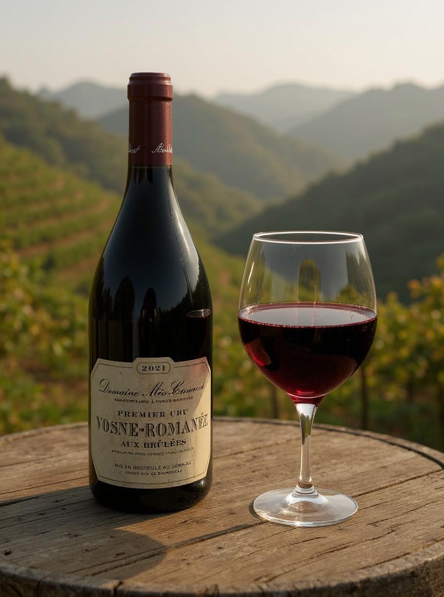 Meo-Camuzet Aux Brulees Vosne-Romanee Premier Cru 2021 wine bottle