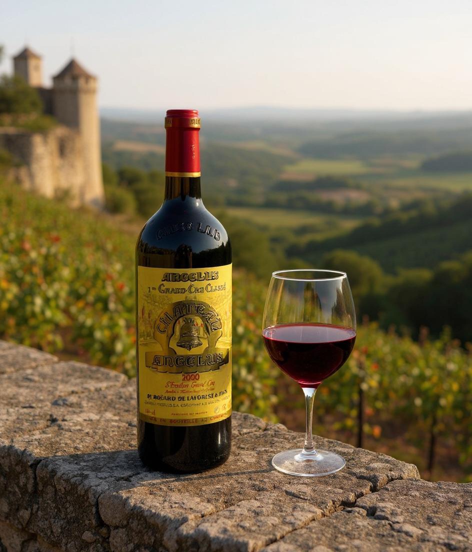 Chateau Angelus 1er Grand Cru Classe 2000 vintage wine bottle