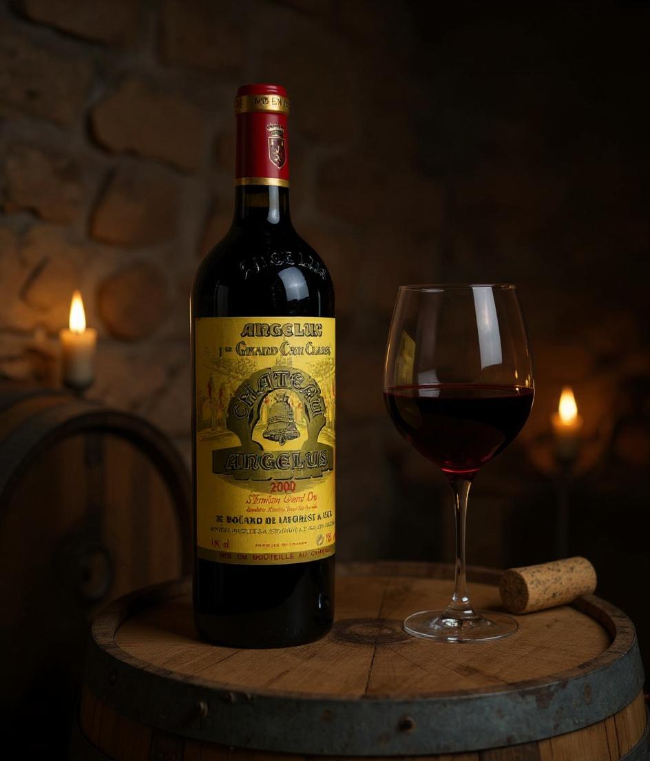 Chateau Angelus vineyard and wine production process