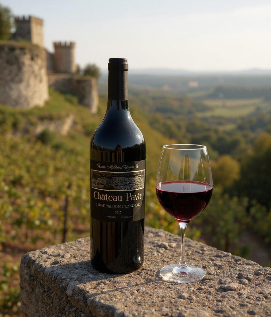 Chateau Pavie Saint-Emilion Grand Cru 2012 wine bottle