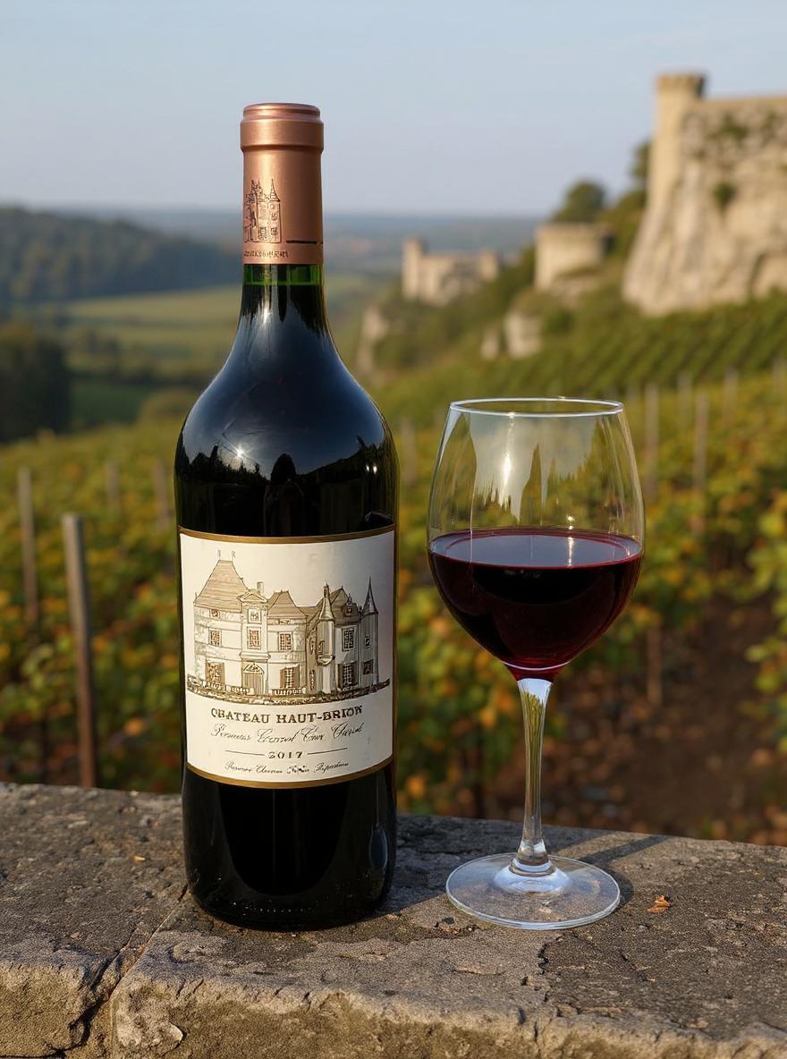 Chateau Haut-Brion 2017 vintage wine bottle front view