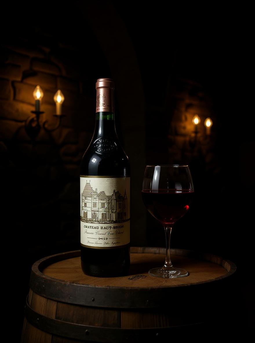 Chateau Haut-Brion 2012 wine craftsmanship Bordeaux vineyard premium bottle