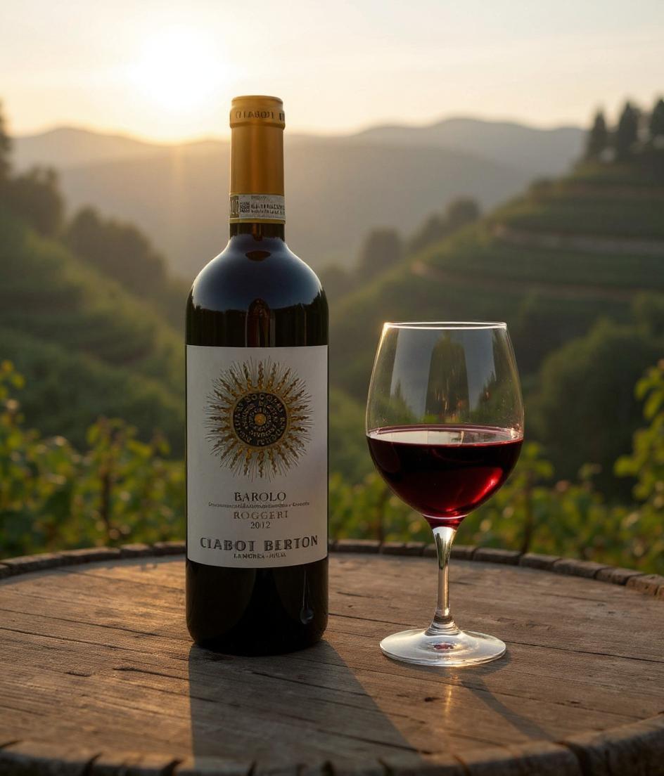 Ciabot Berton Barolo Roggeri 2012 wine bottle