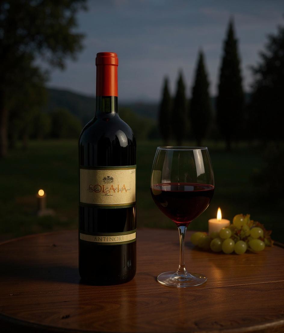 Marchesi Antinori Solaia 1987 wine details and craftsmanship