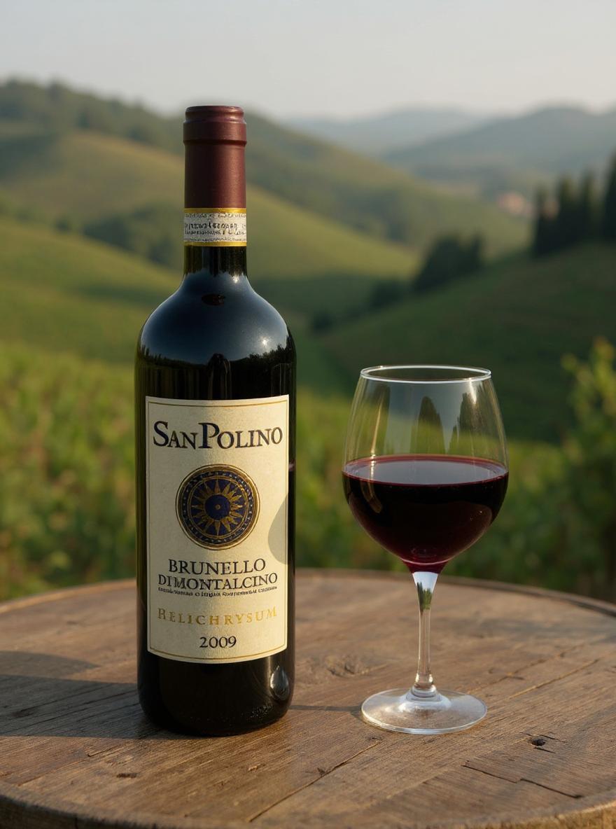 San Polino Helichrysum Brunello di Montalcino DOCG 2009 wine bottle