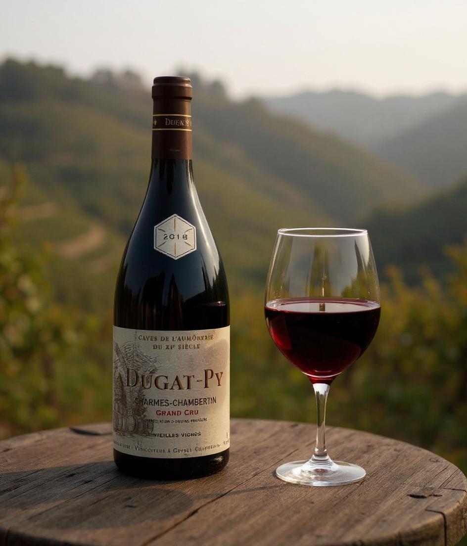 Domaine Dugat-Py Charmes-Chambertin Grand Cru 2018 wine bottle