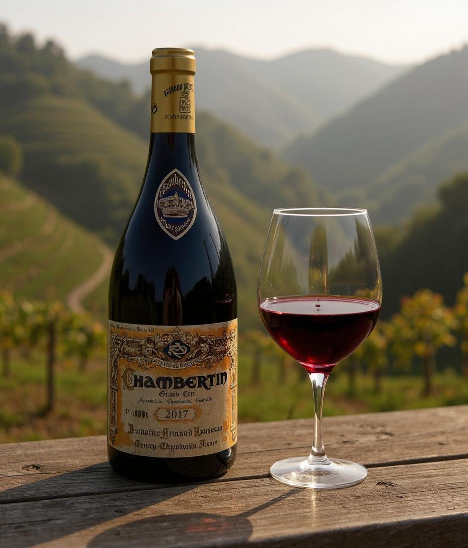 Domaine Armand Rousseau Chambertin Grand Cru 2017 wine bottle
