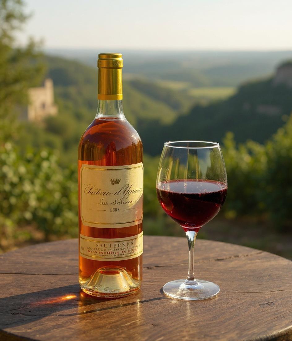 Chateau d'Yquem 1982 vintage wine bottle 0.75L Sauternes
