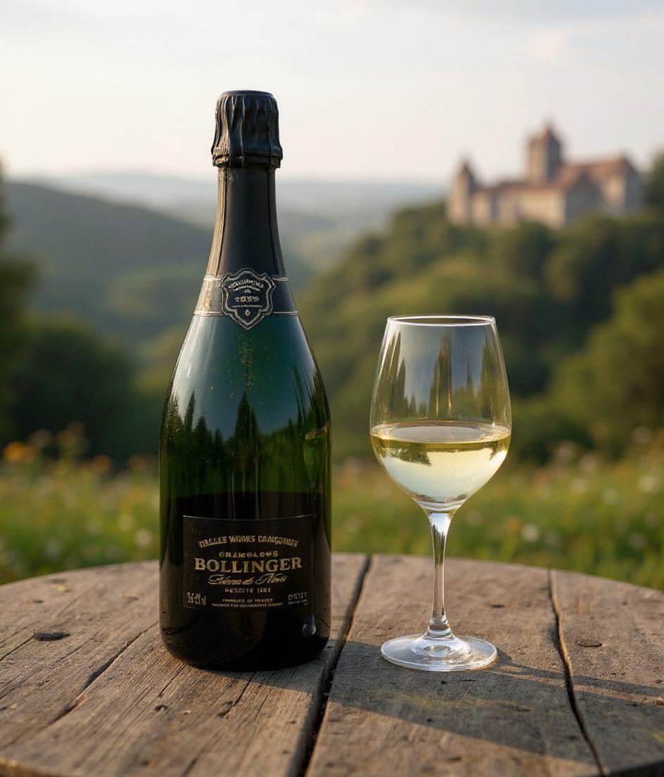 Bollinger Vieilles Vignes Francaises Blanc de Noirs 1999 champagne bottle